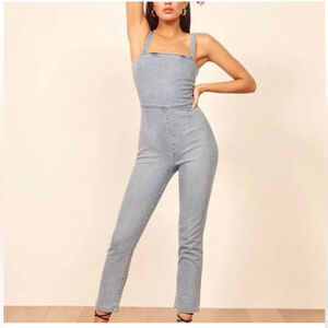 Reformation jeans Miley Jumpsuit in black size 2
